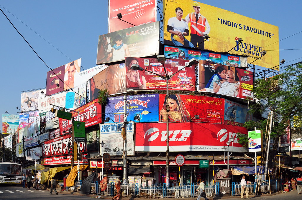 India - West Bengal - Kolkata - Streetlife - Billboards - … | Flickr