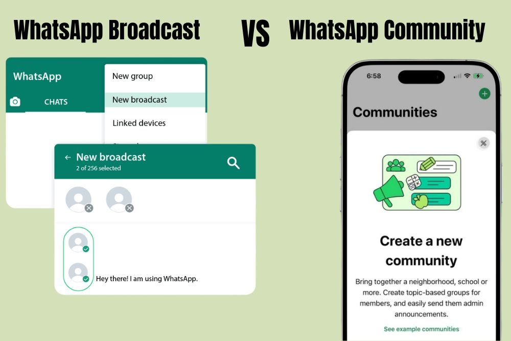 WhatsApp Broadcast vs Community: Which One Works Best for Marketing?